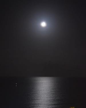 Full moon tonight on Grand Cayman