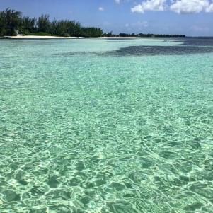 The crystal clear waters off Grand Cayman!